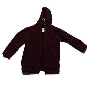 American Eagle Long Purple Fuzzy Cardigan/Sweater